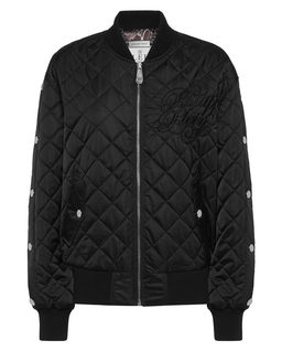 Pikowana kurtka bomber Diamond Signature - Image #1
