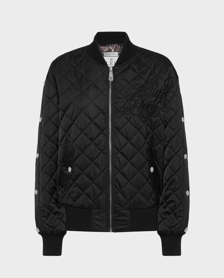 Pikowana kurtka bomber Diamond Signature