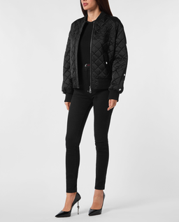 Pikowana kurtka bomber Diamond Signature - Image #2