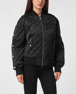 Pikowana kurtka bomber Diamond Signature - Image #0