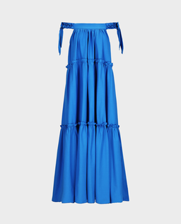 Niebieska maxi sukienka Corato - Image #1