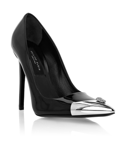 Czarne szpilki Decollete Hi-Heels Skull 120 - Image #1