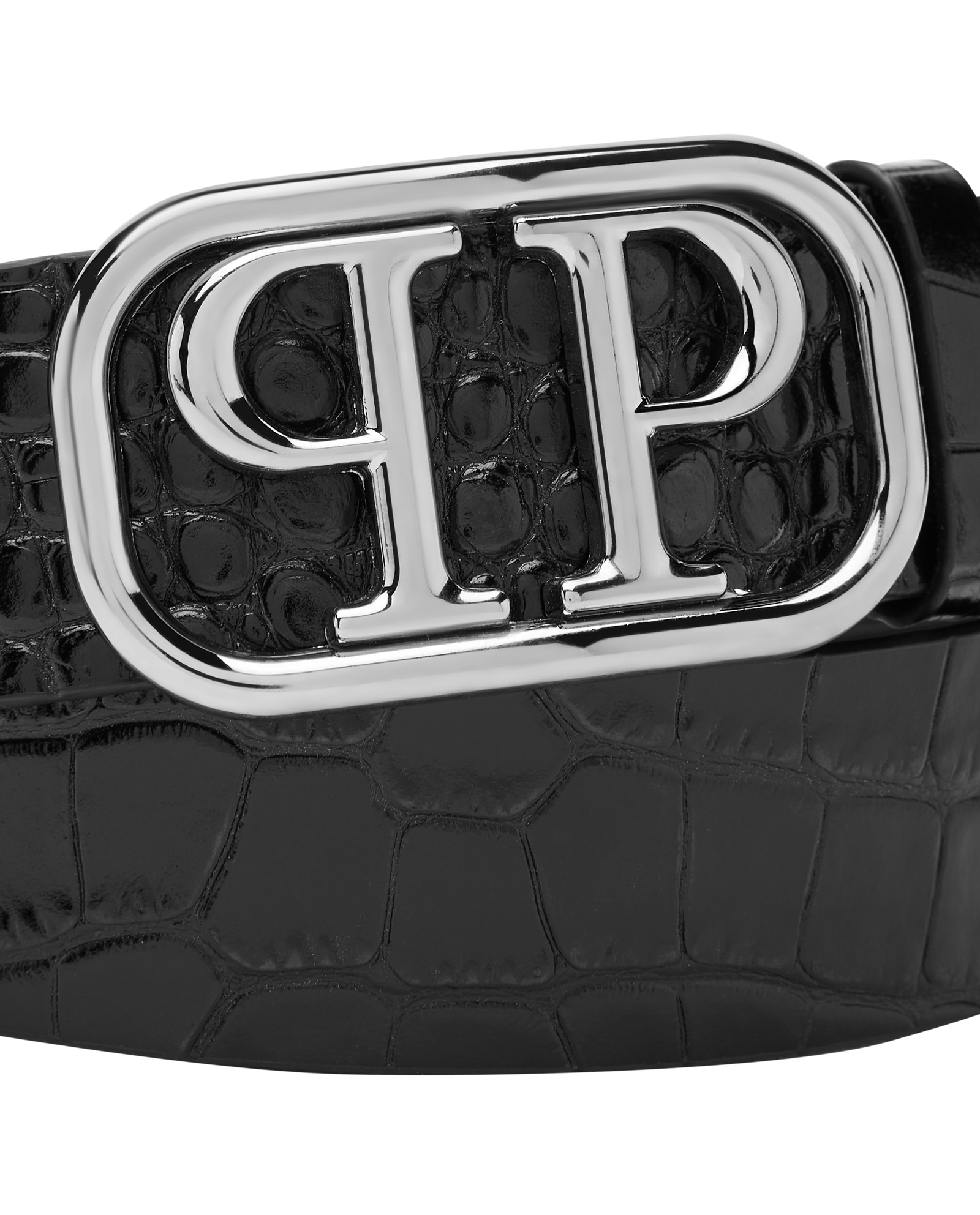 Skórzany pasek z logo - Image #1