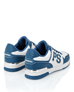 Biało-niebieskie sneakersy - Image #2
