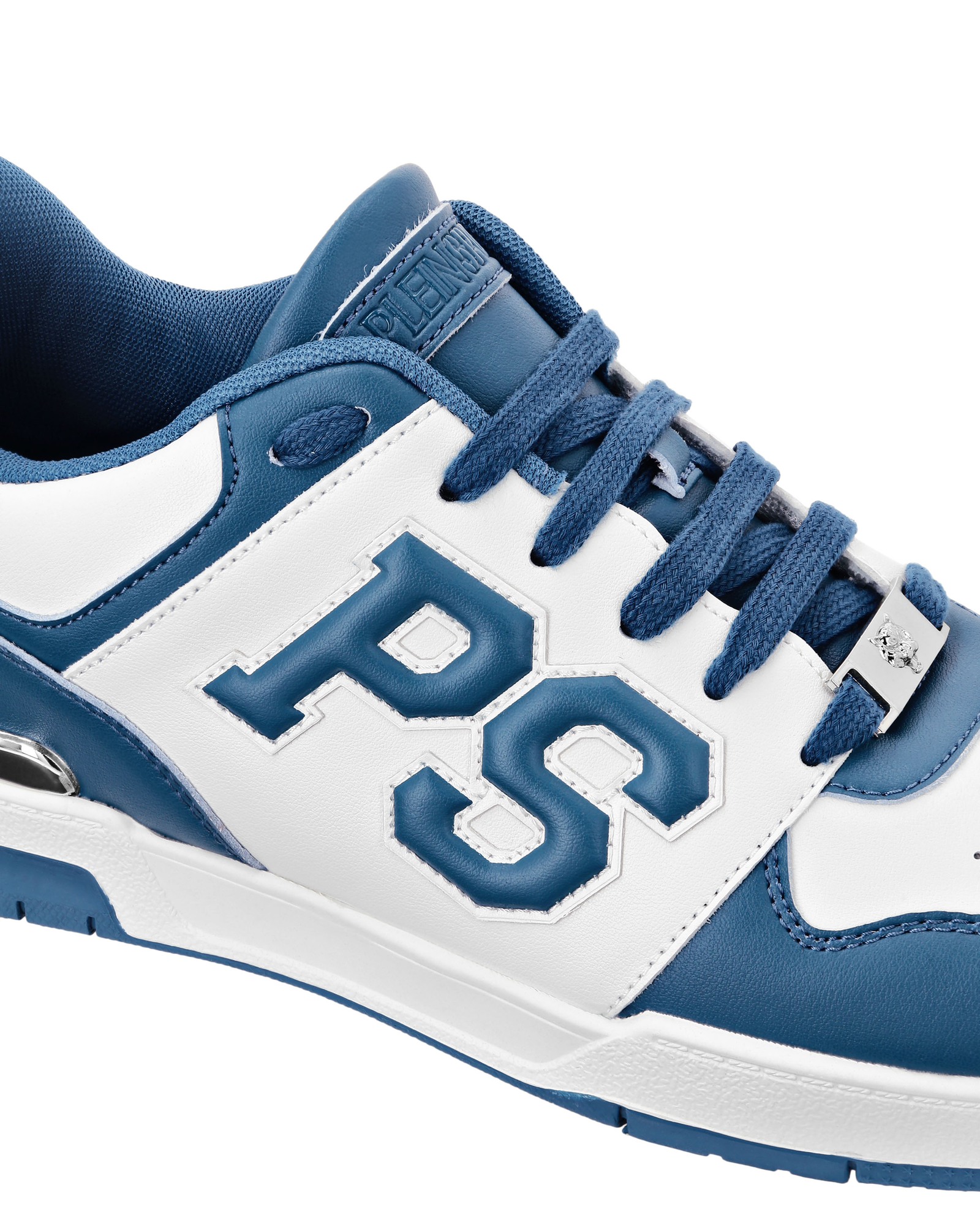Biało-niebieskie sneakersy - Image #3