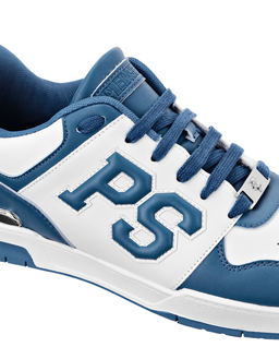 Biało-niebieskie sneakersy - Image #3