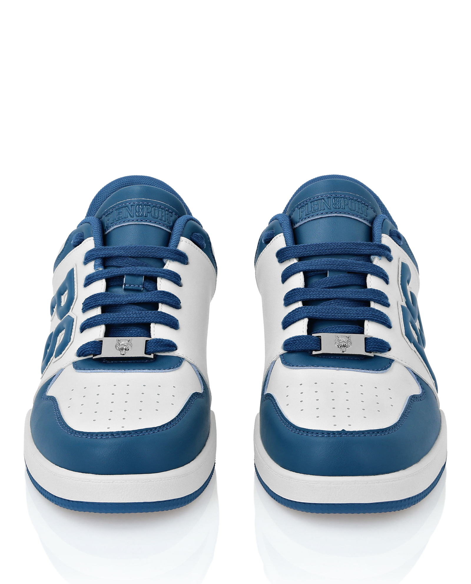 Biało-niebieskie sneakersy - Image #5