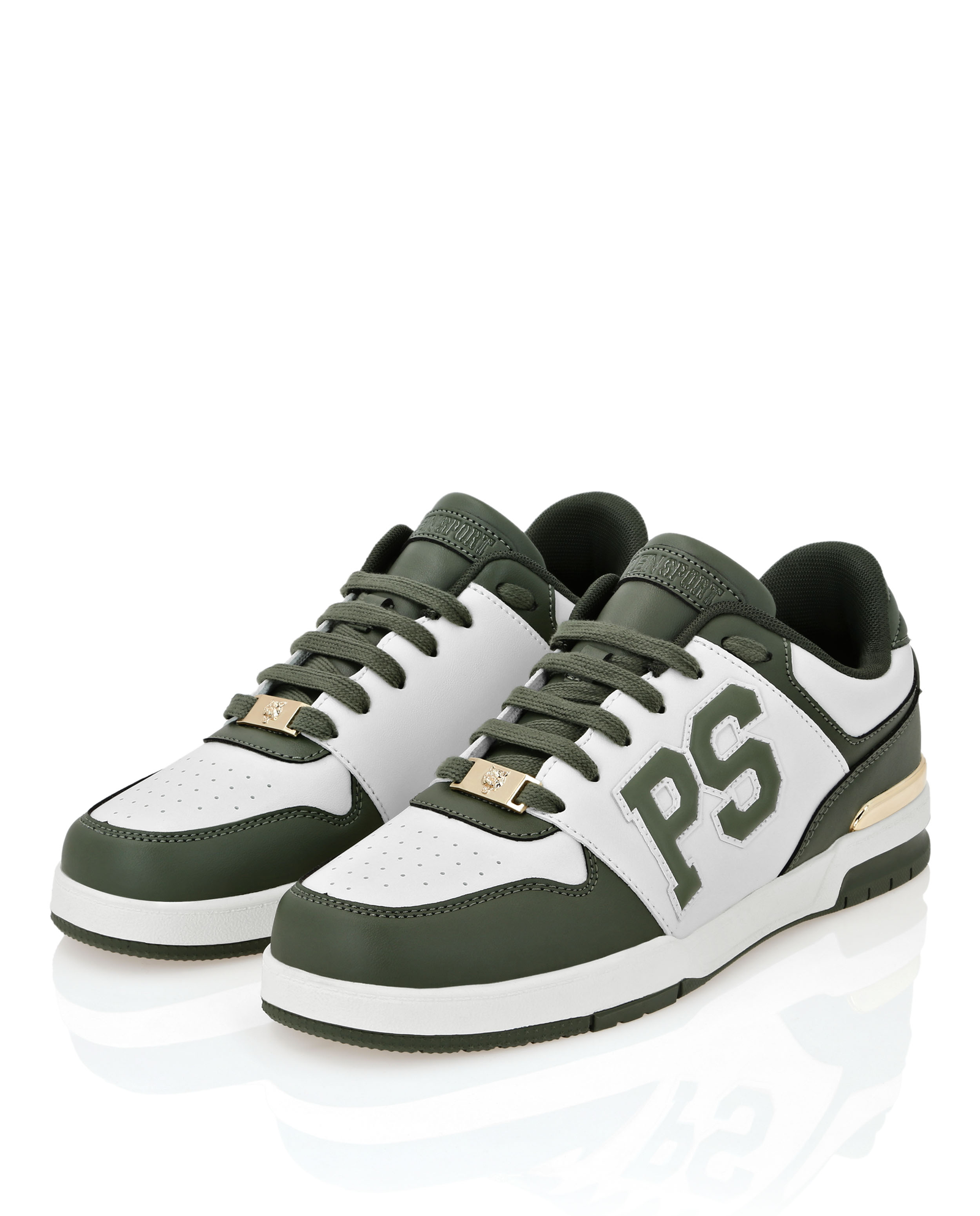Biało-zielone sneakersy - Image #4