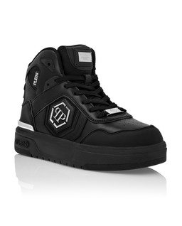Czarne sneakersy SK8R Plein High - Image #1