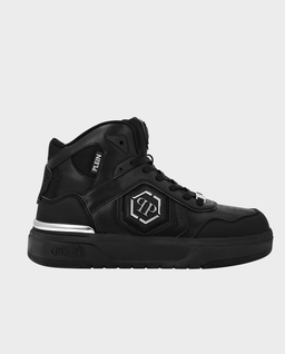 Czarne sneakersy SK8R Plein High - Image #0