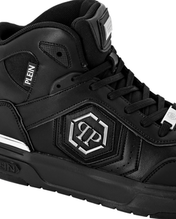 Czarne sneakersy SK8R Plein High - Image #3