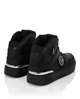 Czarne sneakersy SK8R Plein High - Image #4
