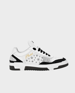 Biało-czarne sneakersy Low Top z ćwiekami - Image #0