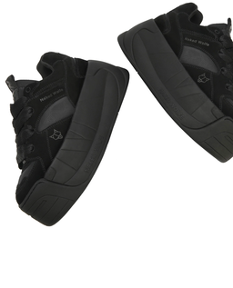 Czarne sneakersy na platformie Snatch - Image #3