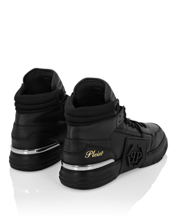 Czarne sneakersy Mid Top Phantom Kicks - Image #3