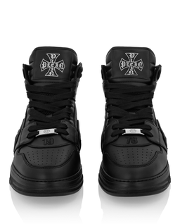 Czarne sneakersy Mid Top Phantom Kicks - Image #5