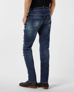 Granatowe jeansy Rock Star Fit - Image #1