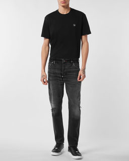 Czarne spodnie jeansowe Skinny Fit - Image #2