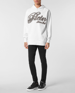Biała bluza z kapturem - Image #2