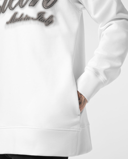 Biała bluza z kapturem - Image #5