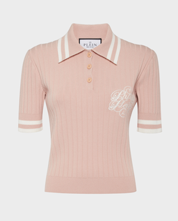 Dzianinowa koszulka polo - Image #1