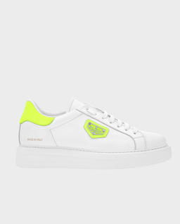 Białe skórzane sneakersy - Image #0