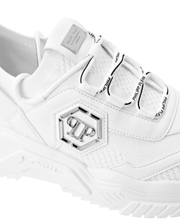 Białe skórzane sneakersy - Image #2