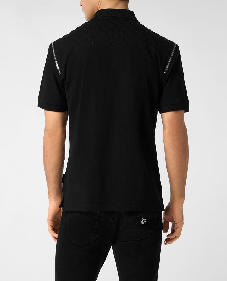 Czarna koszulka polo - Image #3