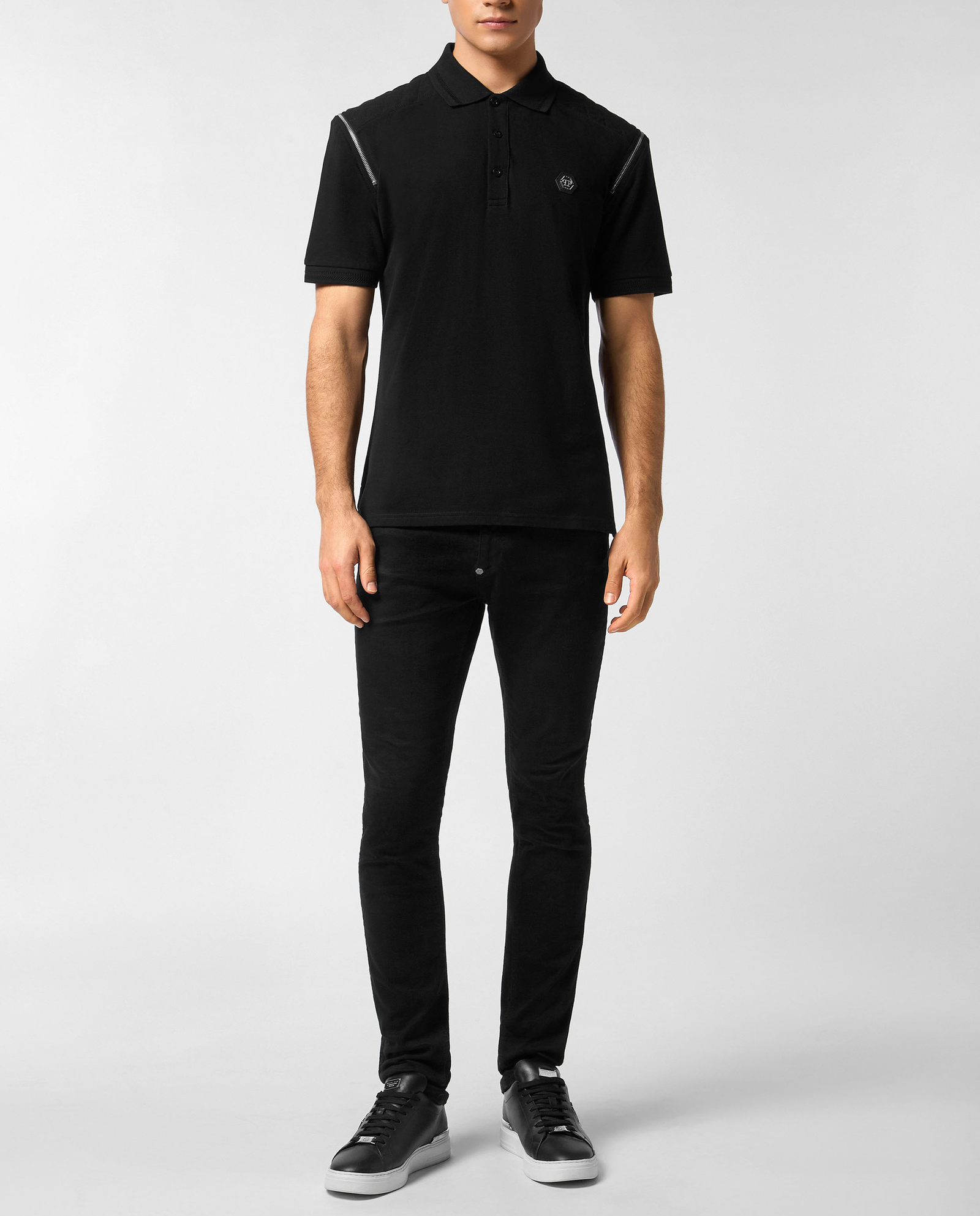 Czarna koszulka polo - Image #2