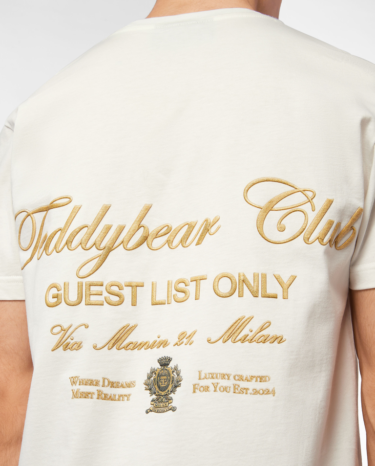 Biały t-shirt Teddy Doorman - Image #3