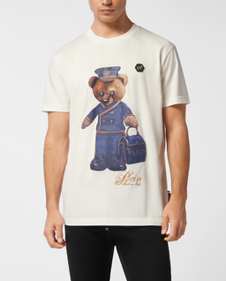 Biały t-shirt Teddy Doorman - Image #0