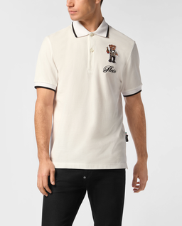 Biała koszulka polo Teddy - Image #0