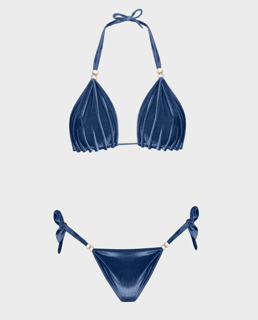 Niebieskie bikini Blue Velvet - Image #1