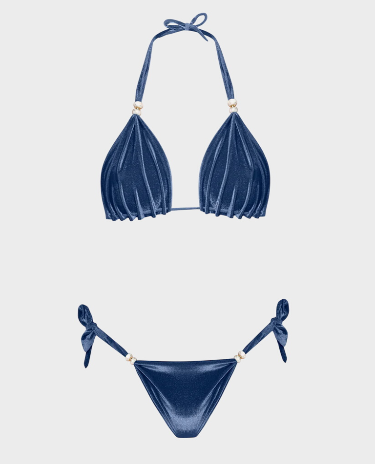 Niebieskie bikini Blue Velvet