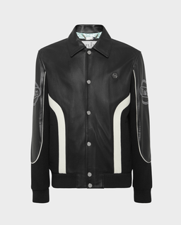 Skórzana kurtka bomber - Image #0