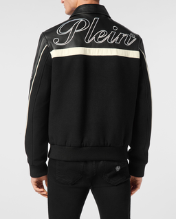 Skórzana kurtka bomber - Image #2