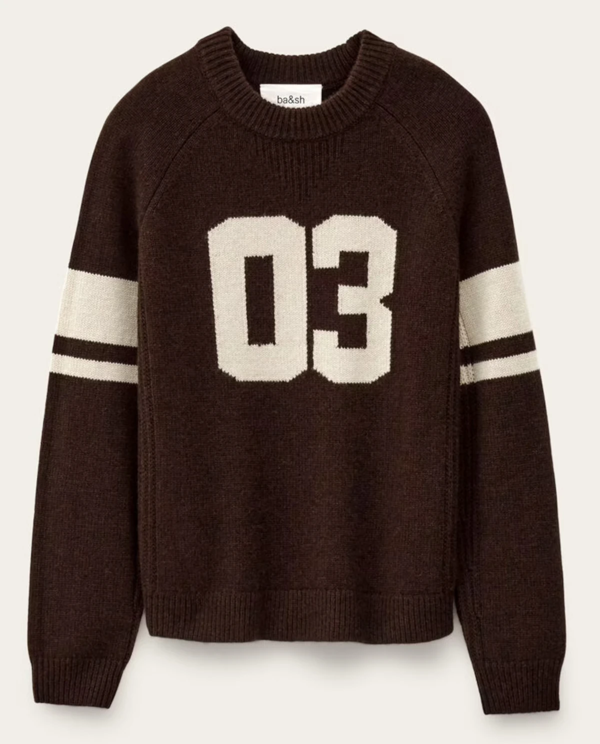 Czekoladowy sweter Cobe - Image #2