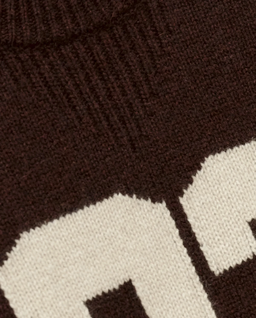 Czekoladowy sweter Cobe - Image #3