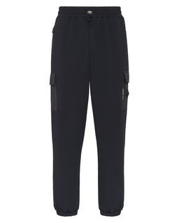 Czarne spodnie dresowe Piquet - Image #1