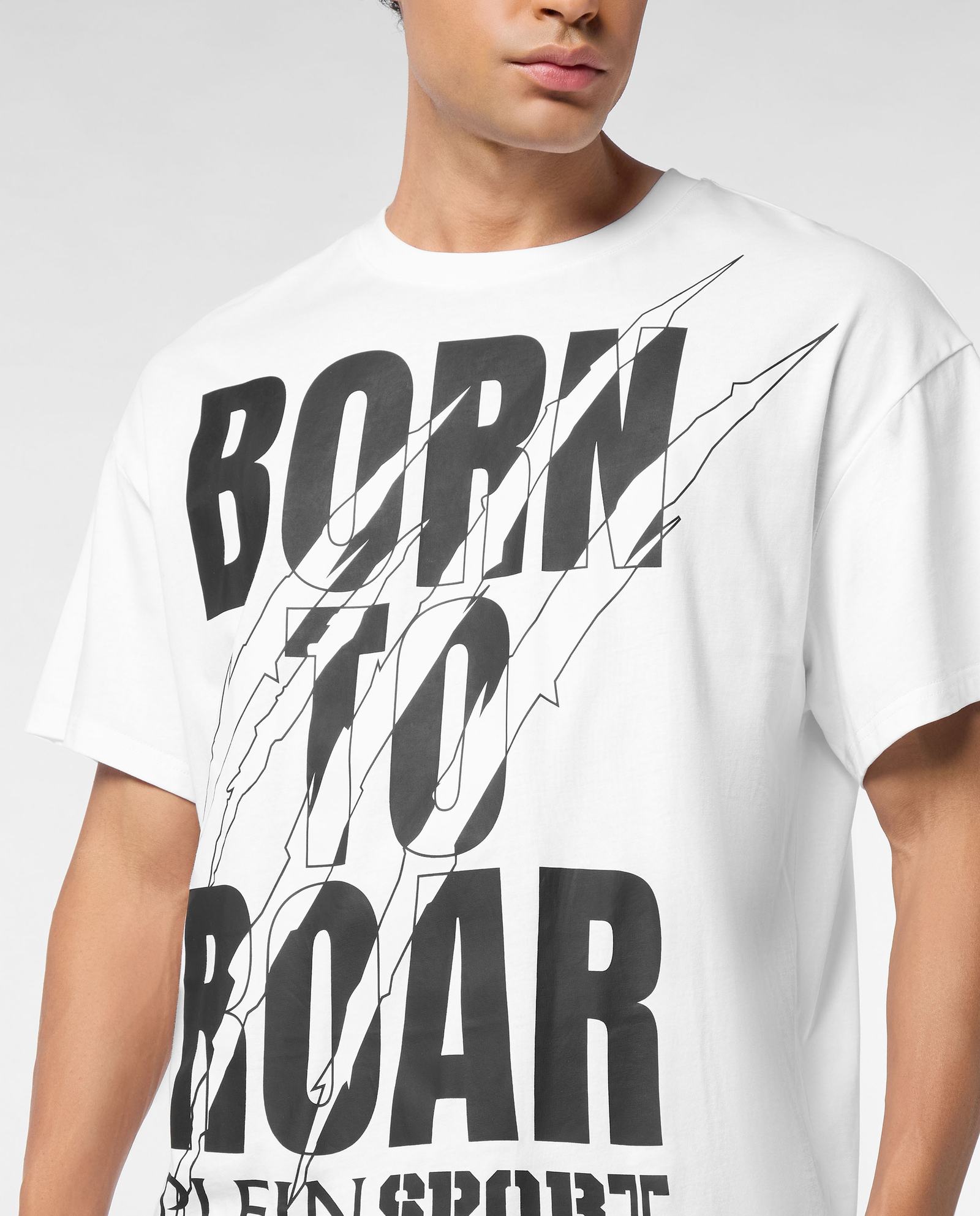 Biały t-shirt z nadrukiem Scratch Scratch - Image #4