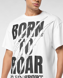 Biały t-shirt z nadrukiem Scratch Scratch - Image #4