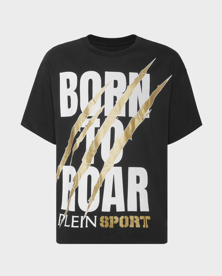 Luźny t-shirt z nadrukiem Scratch Scratch