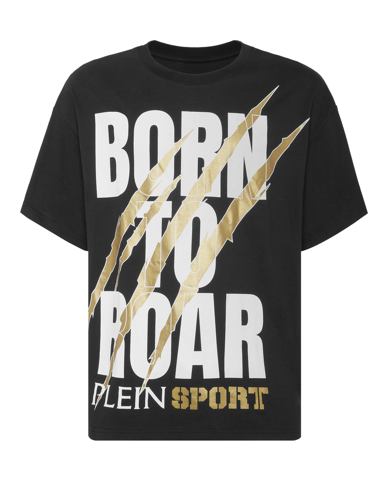 Luźny t-shirt z nadrukiem Scratch Scratch