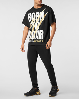 Luźny t-shirt z nadrukiem Scratch Scratch - Image #3