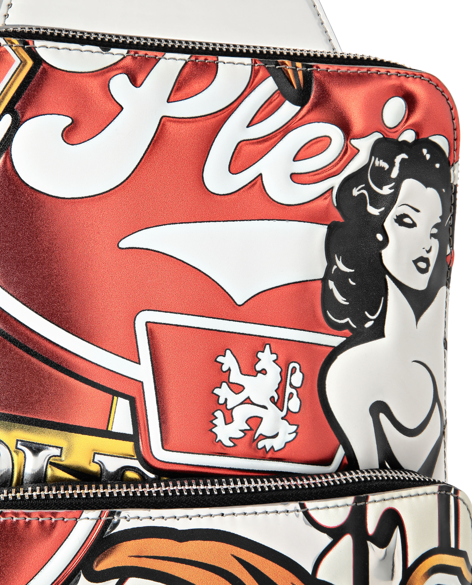 Srebrna torba z tłoczeniem - Image #4