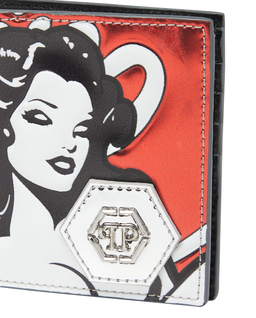 Srebrny portfel z nadrukiem 3D - Image #2