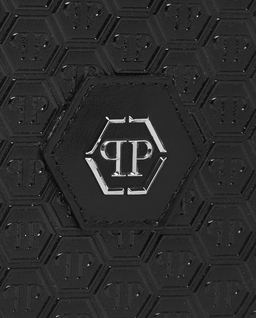 Czarny portfel z logo - Image #2
