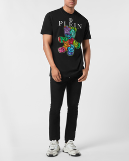 T-shirt z kolorowym nadrukiem - Image #3