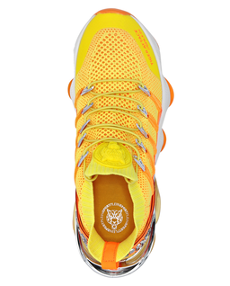 Pomarańczowe sneakersy z logo - Image #3