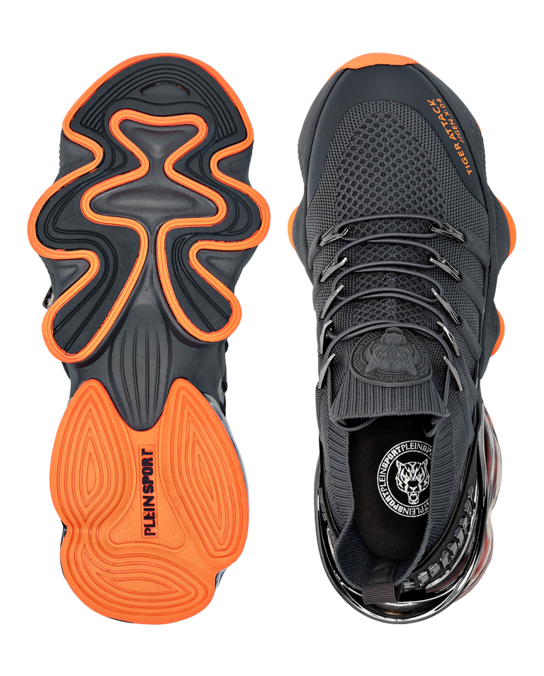 Szare sneakersy Tiger Attack - Image #3
